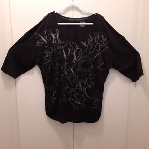 Lane Bryant Peek a Boo shoulder top